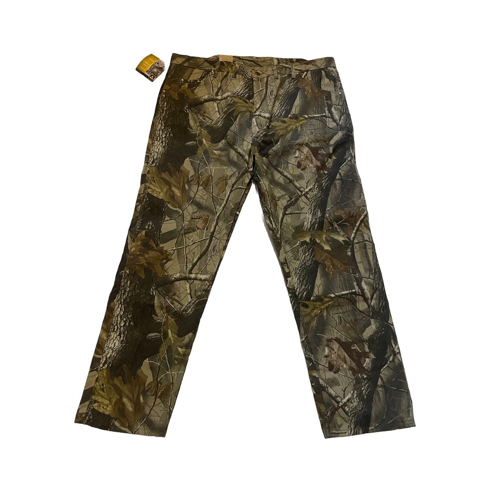 Wrangler Pro Gear Realtree Hardwood Camo Pants Mens Relaxed 44x32 Hunting New!